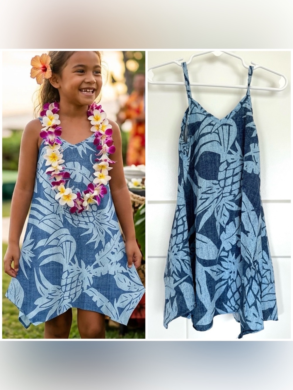 RJC Hawaiian Floral Dress | Girls Size 4